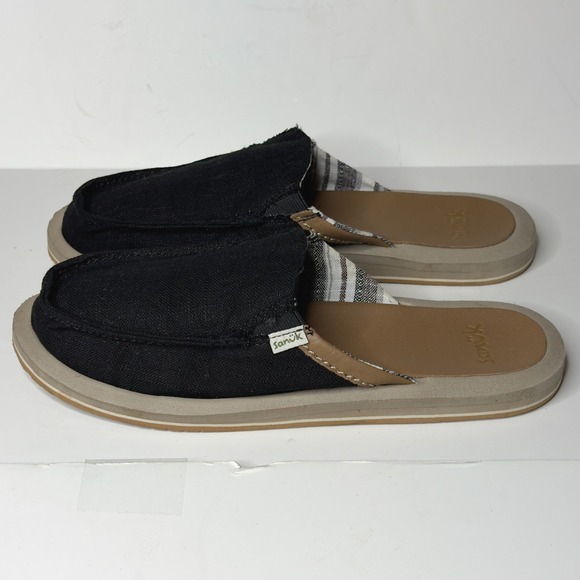 Sanuk Womens You Got My Back Soft Top Hemp Shoes Size 10 - Picture 1 of 5